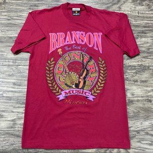 Vintage Branson Country Music T Shirt USA Made M